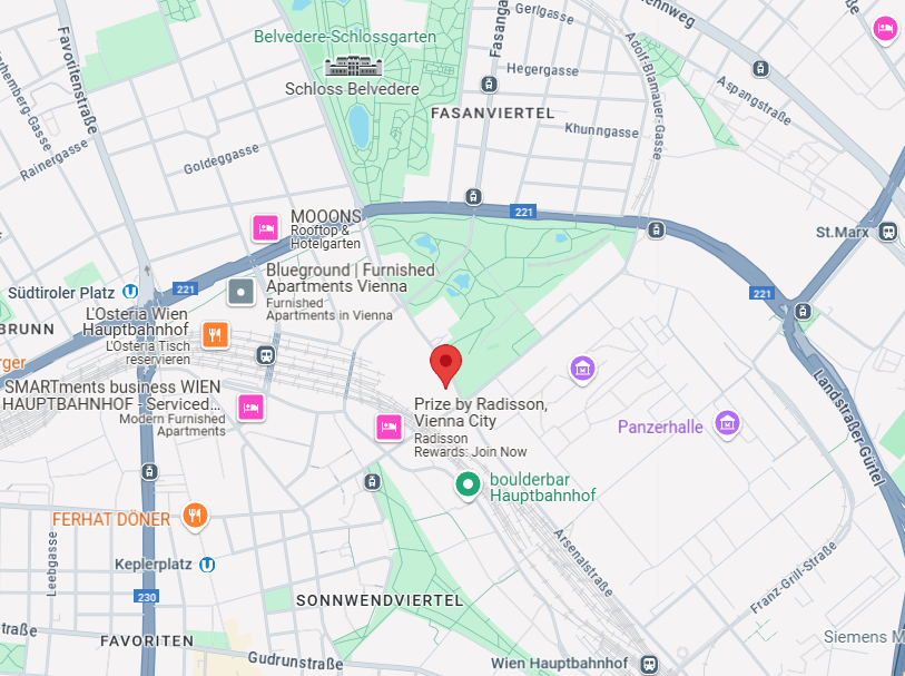 parkapartments map